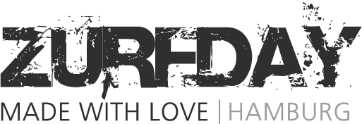 Zurfday-Logo: Made with Love | Hamburg