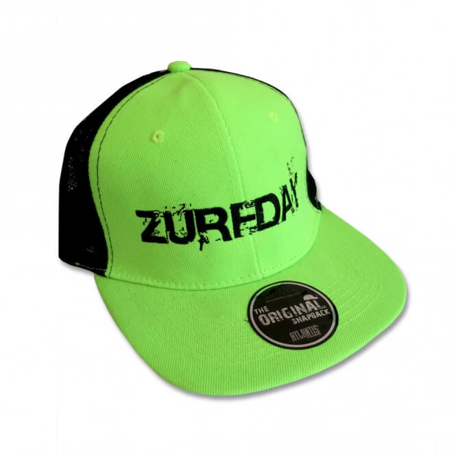 Snap Mesh Cap Green Fluo/Black-0