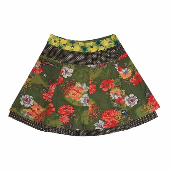 Wickelrock grün-rot-0