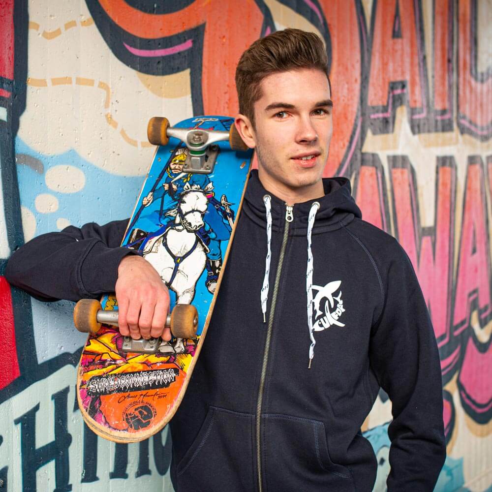 TJ Zipper Hoodie Grau