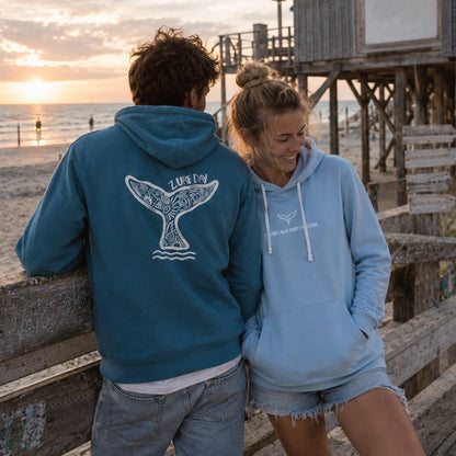 Couple Hoodie Bundle – Blue Milla & Blue Fin