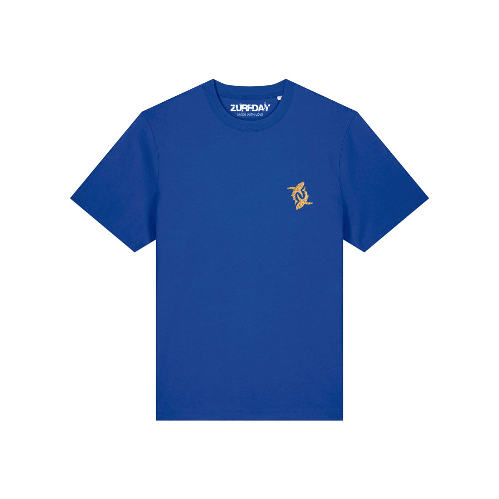 T-Shirt von Zurfday in Worker Blue