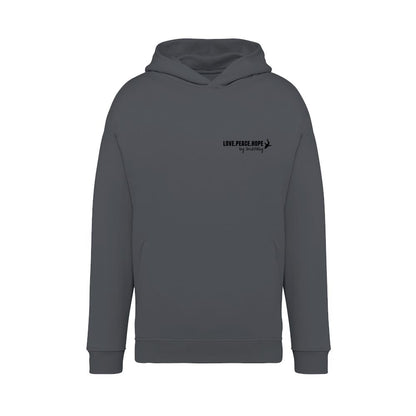 grauer Zurfday Hoodie mit Print